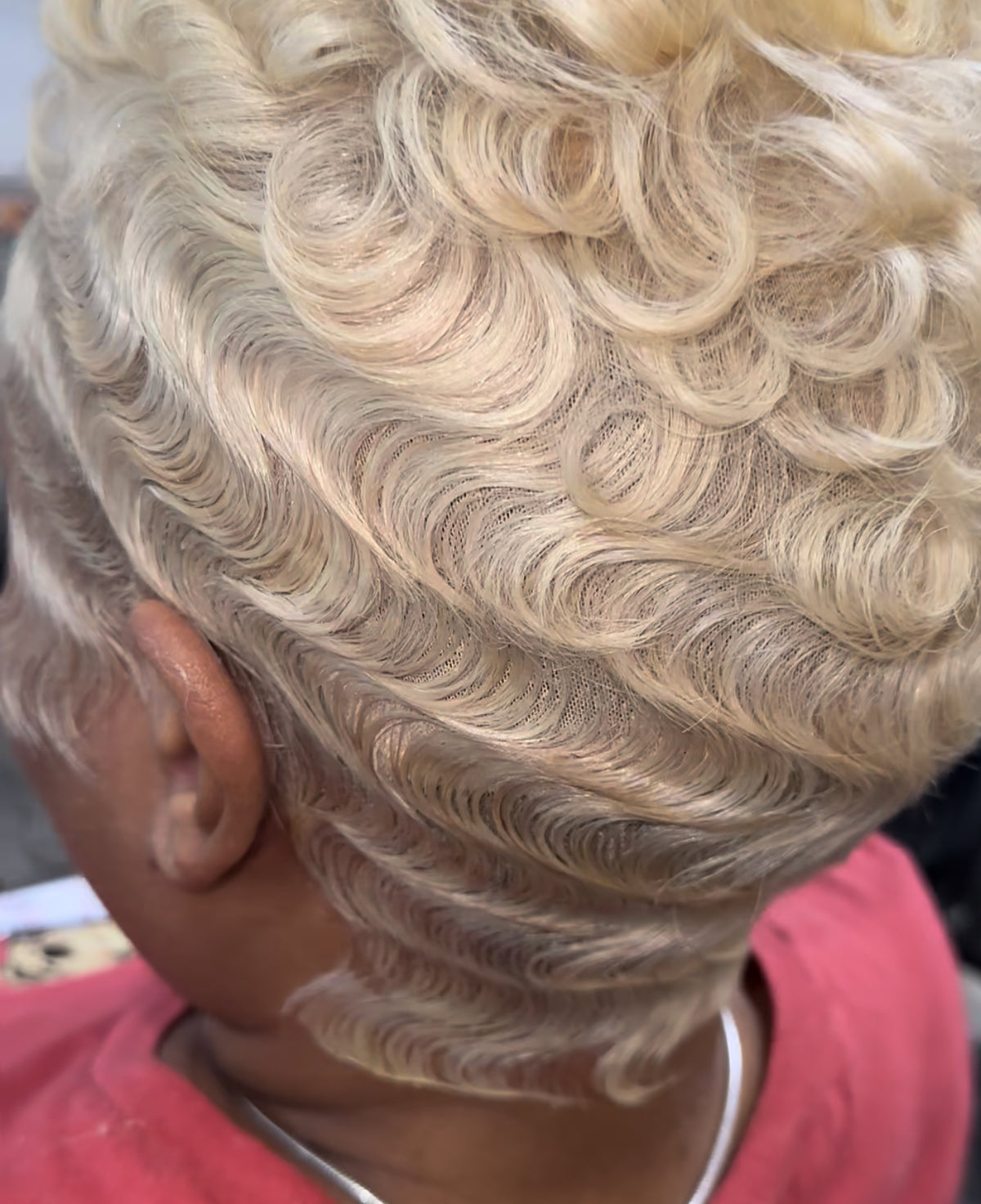“Sassy “ True Full lace (this is not a glueless wig) soft blonde